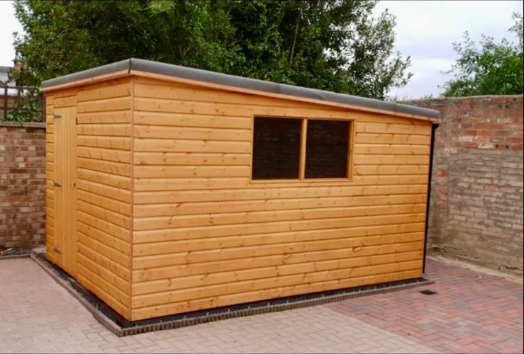 Garden Shed - Pent roof (side windows) - Image 6