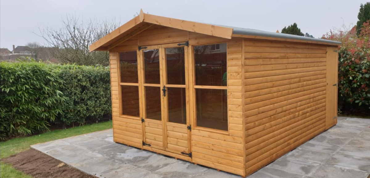 Garden Summer House with Veranda
