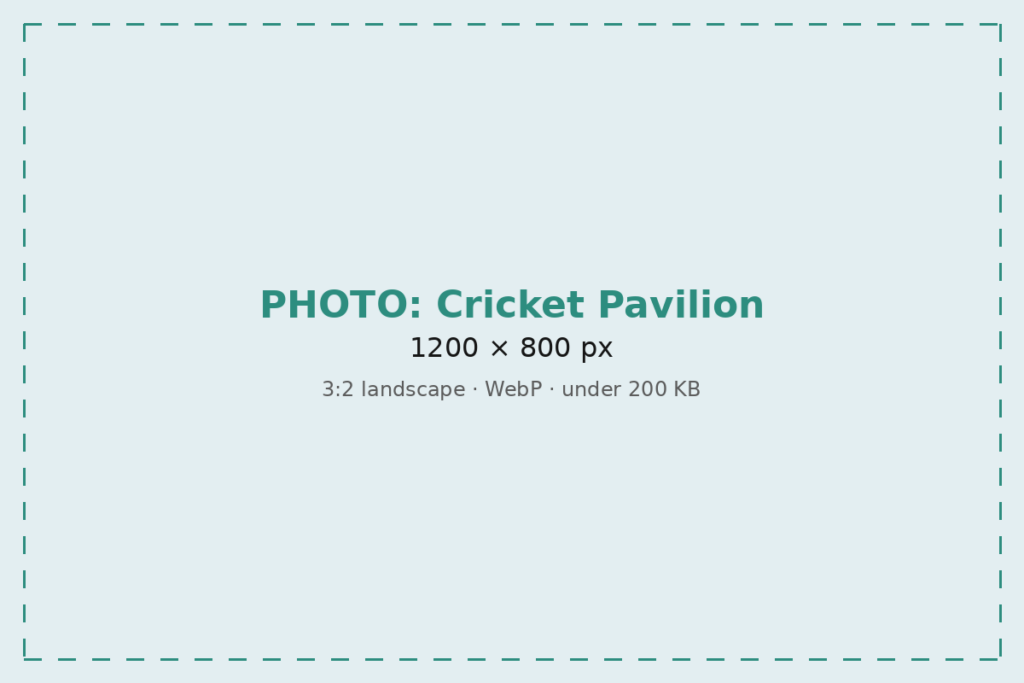 Bespoke timber cricket pavilion built by ALLSHEDS & More